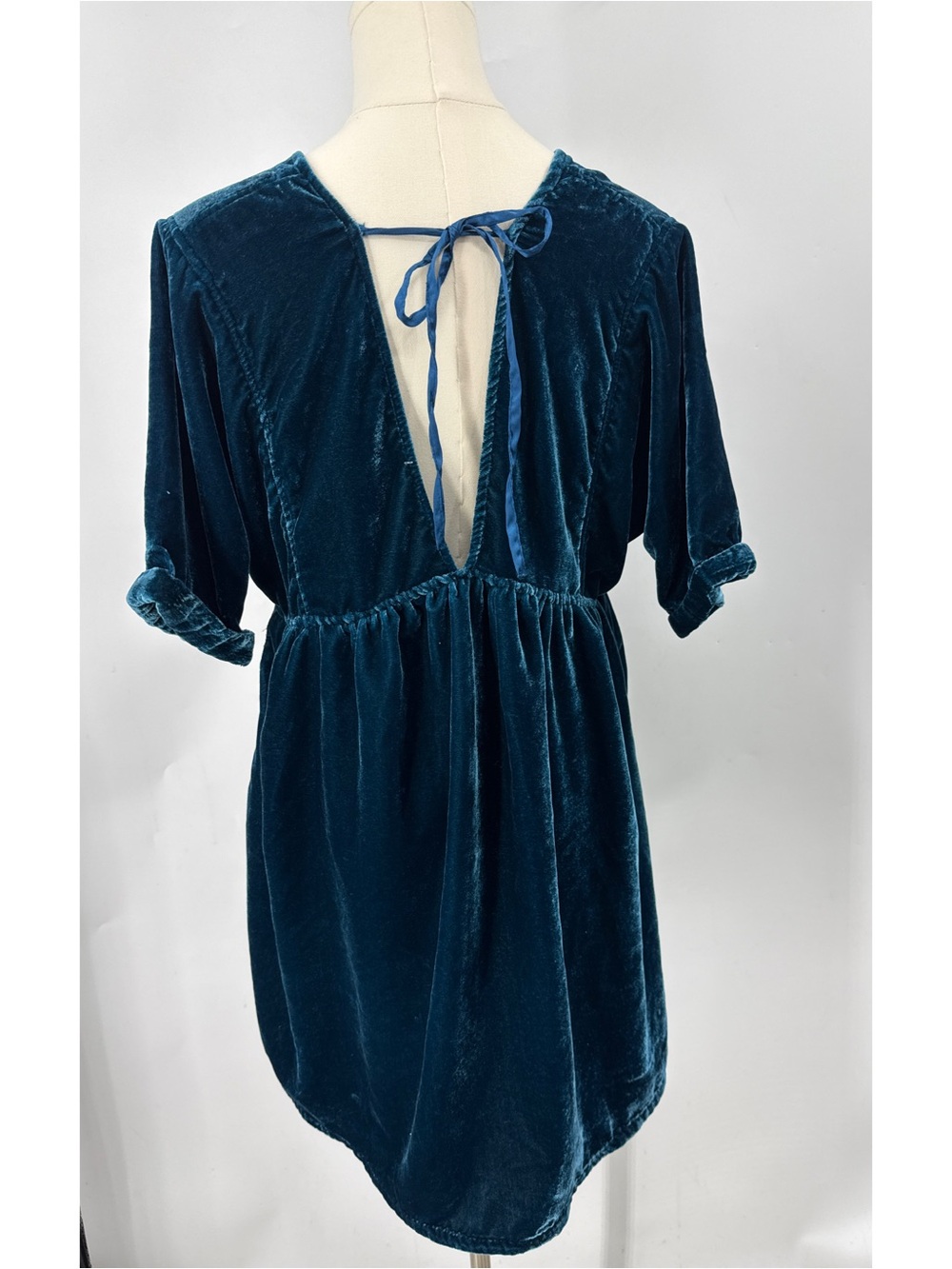 Free people Portia Velvet Mini Dress S - Picture 2 of 14